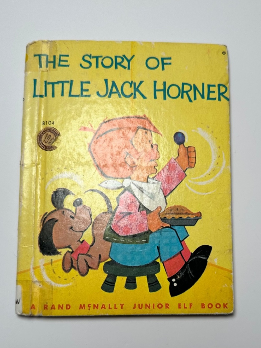 Vintage Rand McNally Junior Elf Book Little Jack Horner #8104 Retro Kids Book